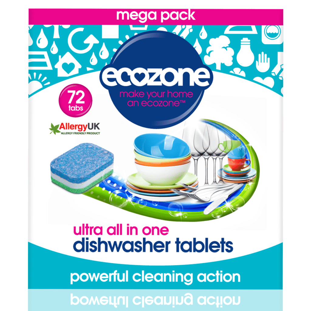 Ultra Dishwasher Tablets 72 Ecozone Dishwashing OFFICIAL
