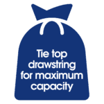 Ecozone bin bag for maximum capacity