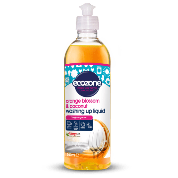 Ecozone Washing Up Liquid Organge Blossom & Coconut