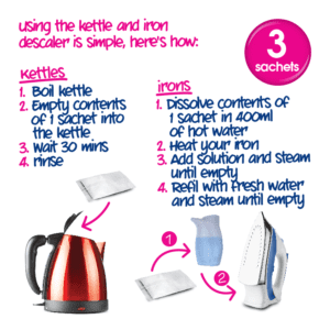 How to used Ecozone's kettle & iron descaler